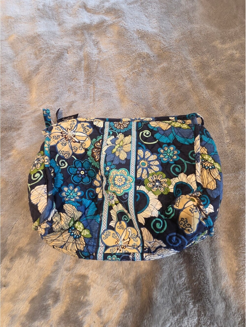 Vera Bradley Quilted Floral Cosmetic Bag